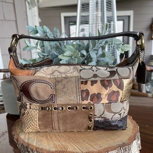 Coach patchwork mini bag
